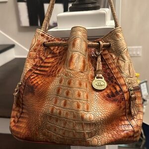 VINTAGE Y2K BRAHMIN CROC BAG